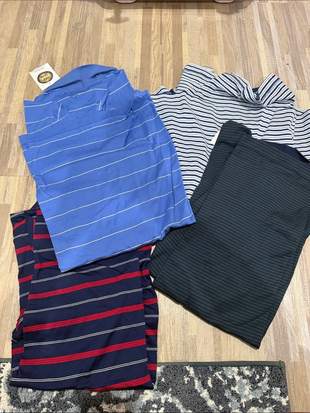 Polo Golf Ralph Lauren Men's Striped Polo Shirt Bundle XL New With Tags